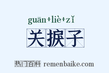 关捩子是什么意思的图片